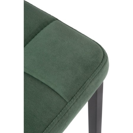 Har loth metal stool/velor, black/green 35x35x65 cm-5