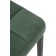 Har loth metal stool/velor, black/green 35x35x65 cm