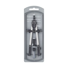 Циркуль металлический Faber-Castell Quick Set Ultra–s пластмассовый пенал