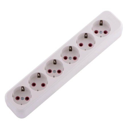 LEZARD extension block 720-0600-601 Lila, 6 sockets