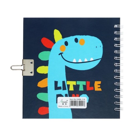 Notebook Gift A6, 45 sheets, on the castle, on the crest, line, "Dino", mix-6