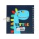 Notebook Gift A6, 45 sheets, on the castle, on the crest, line, "Dino", mix