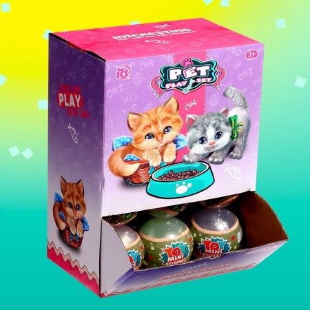 Surprise toy in the ball "kittens", mix-10