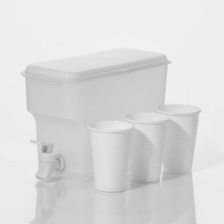 Dispenser for drinks "Stark", 3 l, white color-7