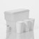 Dispenser for drinks "Stark", 3 l, white color