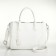 Textura wives, 25*7*21, OD with zipper, regure belt, white