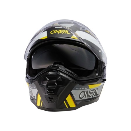 Sneakers with o’neal d-Srs Square V24, ABS, matte, yellow/black, s-1