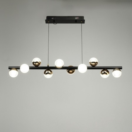 Lamp with DDD "Ricardo" 10XLED 40W black and gold 88x16x20-120 cm-1