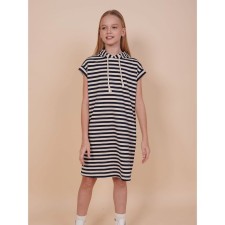 Dress for girls, height 110 cm, dark blue color
