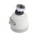 Zein aerator, with streaming, stainless steel grid, 3 modes, plastic, white
