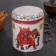 Bank with a lid for bulk "Indian Elephant", 800 ml, 9.9 × 11 cm, round, Mix drawing