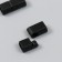 Black Magnetic metal fastener 0.7x2.3x0.9 cm