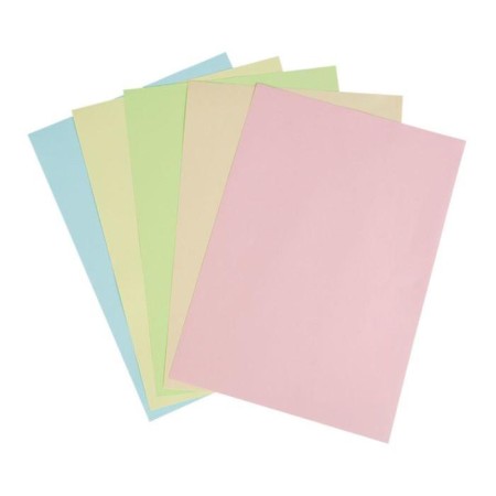 Color paper A5, 100 sheets of Calligrata pastel, 5 colors, 80 g/m²-2
