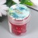 Buttons plastic on the midnight "Red crystal" 1.3x1.3 cm set 35 pcs 4.8x3.7x3.7 cm