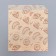 Corner with a pattern "Baking", fat -resistant, brown, 16.5 x 14 cm