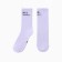 Women's socks "Life is heavy", the color is light lavender, rr 25-27