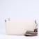 Bag Cross-Bodi with a zipper, white color