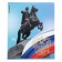 Notebook of 48 sheets in the Erichkrause "Russian Coat of Arbitament", matte lamination, an offset block 100%, mix