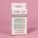 Fresh liners, 12 pcs, with adhesive plates, ballerina shape, pink/turquoise color