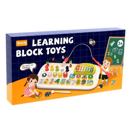 Developing toy "Fun games", pink color-9