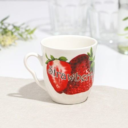 Mug "Fruits", 200 ml, ceramics, mix-1