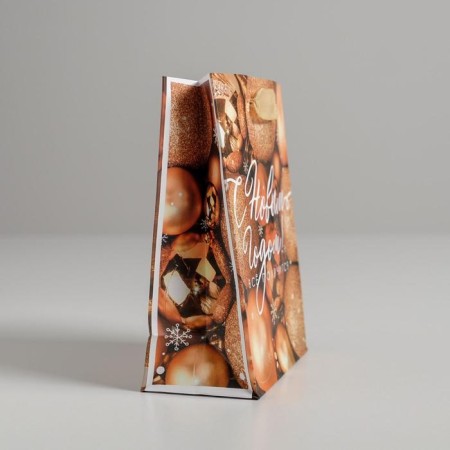 Laminated vertical package “Everything will work out!”, S 12 x 15 x 5.5 cm, New Year-1