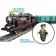Designer of the railway "Statzor with the composition", works from batteries, 841 details