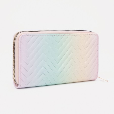 Women's wallet with lightning, the color of the yellow-blue-1