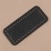 Donce for a bag, rectangular, 18 × 8 × 0.3 cm, black color