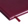 Universal diary for grades 1-11, 48 sheets, Velvet, solid cover, artificial leather, thermoting, liesse, Burgundia