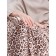 Tiger blanket, size 150x200 cm, brown color