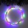 Garland "thread" 5 m Rosa, IP20, silver thread, 50 LED, glow of multi, USB