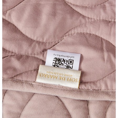 Sofi de Marko “Nobilis” bedspread, size 240x260 cm, color ash rose-2