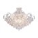 Freya Fr2302CL-09S Chabrol, 755x755x551 mm, E14, 9x40W, silver color
