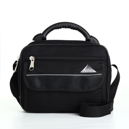Male bag, rise, black color-1