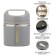 Lunch box, 630 ml, retains heat 2 hours, gray