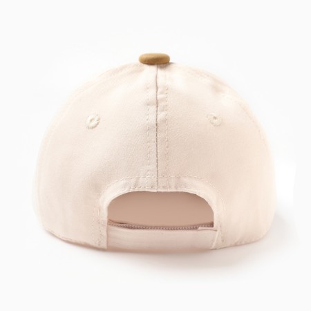 Cap "baseball cap" for girls, milk color, size 44-46-2
