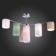 Ceiling EVOLUCE lamp. Sle300602-07. Essenza. 7x40 watts, E14, 91x91x46 cm, chromium color
