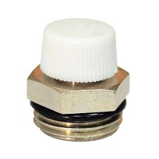 Кран маевского Ogint 019-0680, 1/2", PN 10, наружная резьба, ручной, с колпачком, латунь