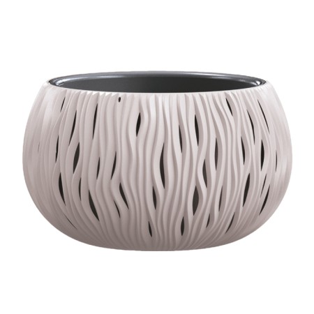 Sandy Bowl Kashpo, 2 subjects: internal and outer capacitance, 9 l, the color of the mocha