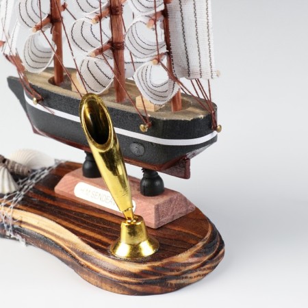 Decor desktop "Dream ship" with a stand for a pen, mix, 6.5 x 13.5 x 14.5 cm-3