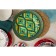 Plate porcelain dessert shade Askım, d = 20.5 cm, green color