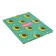 Universal diary for grades 1-11, "avocado with a bone pattern", a solid cover 7BC, glossy lamination, 40 sheets