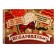 Mini-gyrland "Happy Birthday!" postcard, bow, mustache, 50x34.5 cm