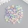 Beads for creativity plastic "Flower" color pearl set 50 pcs 1x1x0.3 cm