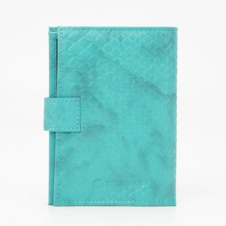 Textura cover cover and passports, turquoise color-1