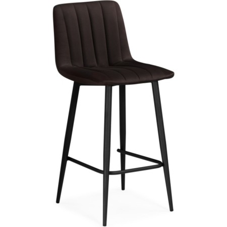 Harring Dani Metal/velor, black/brown 42x48x92 cm