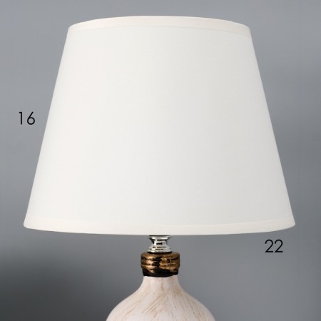 Table lamp with lampshade Risalux "Cindy", E14, 40 W, 22.5 × 22.5 × 37 cm-4