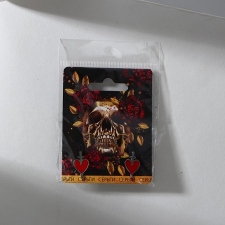 Earrings "Passion" 2x1x1 cm-4