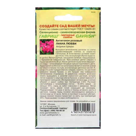 Antigonon "Liana of Love", 5 pcs.-1